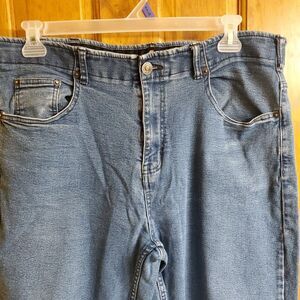 Architect Premium Jeans Mens Sz 38x29 Active Flex Straight Fit Faded Blue Denim